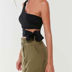 Urban Outfitters Asymmetric Tie Top
